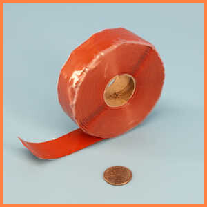 Polamco 100P323 Silicone Rubber Electrical Tape mil-i-22444